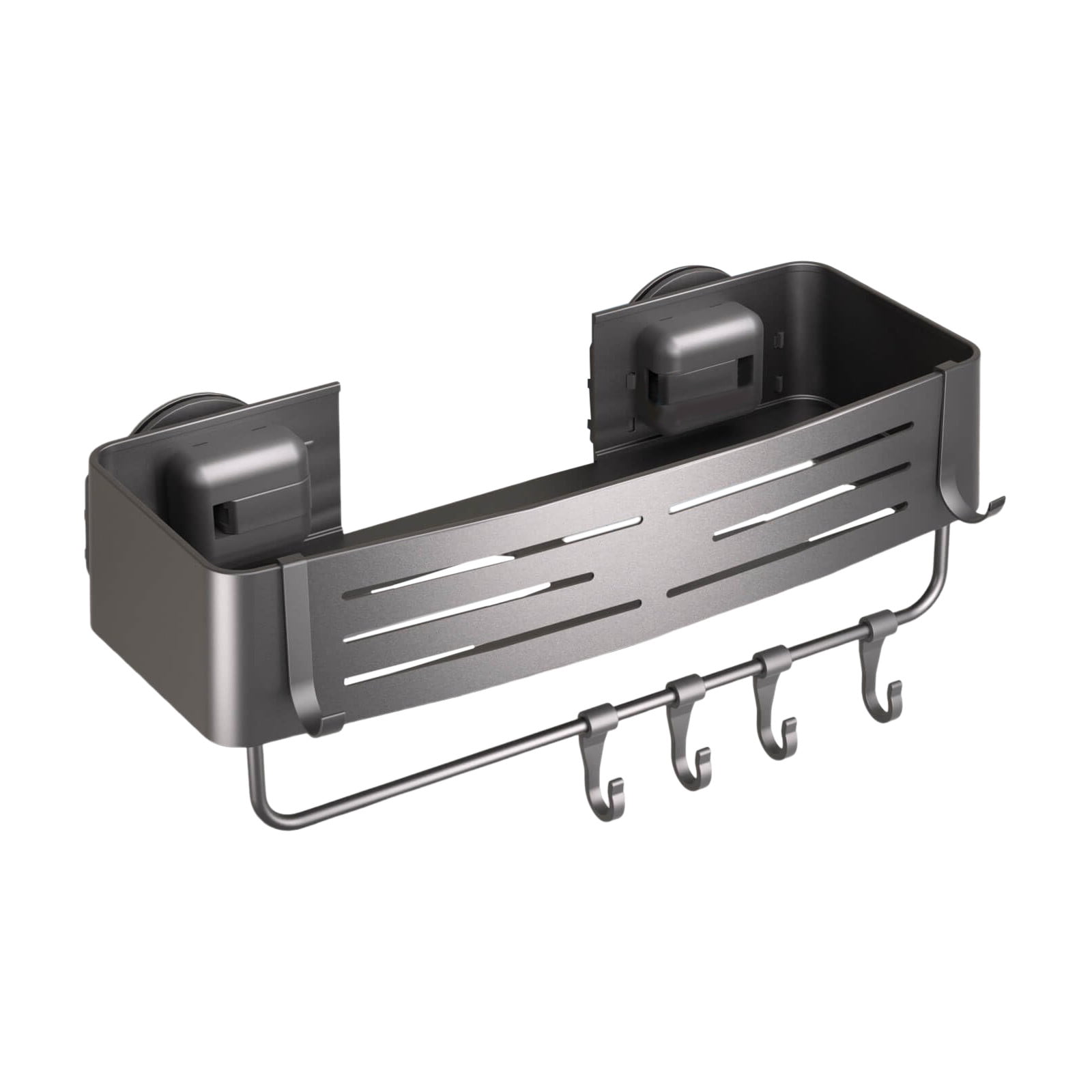 Suction Shower Shelf with Portable Hooks
