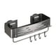 thumbnail image 1 of Organizador de baño con ventosas para la ducha Estante organizador para el baño Estante resistente para rincones con ganchos portátiles para el baño Dormitorio Sin taladrar Desmontable, 1 of 5
