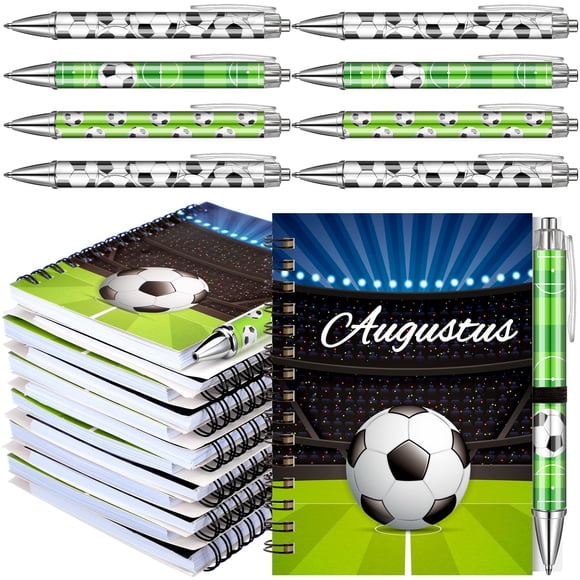 Set de Cuadernos en Espiral y Bolígrafo de Fútbol 14x11 cm Resurhang