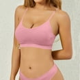 thumbnail image 2 of Sports Bras for Women Athletic Breathable Workout Gym Yoga Activewear Seamless High Impact Gather Bra S 09-Pink, 2 of 4