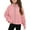 Pink, variant on Xiaowennn Toddler Sweatshirt Kids Solid Pullover Sweatshirt Zip Up Sweatshirt Girls Jacket With Pockets Girls Fuzzy Pullover For Little Girls
