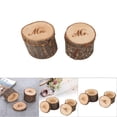 thumbnail image 5 of BORDSTRACT 2PcsRetro Wooden Ring box Engagement Gift For Male and Female Wedding Ceremony 01#, 5 of 6
