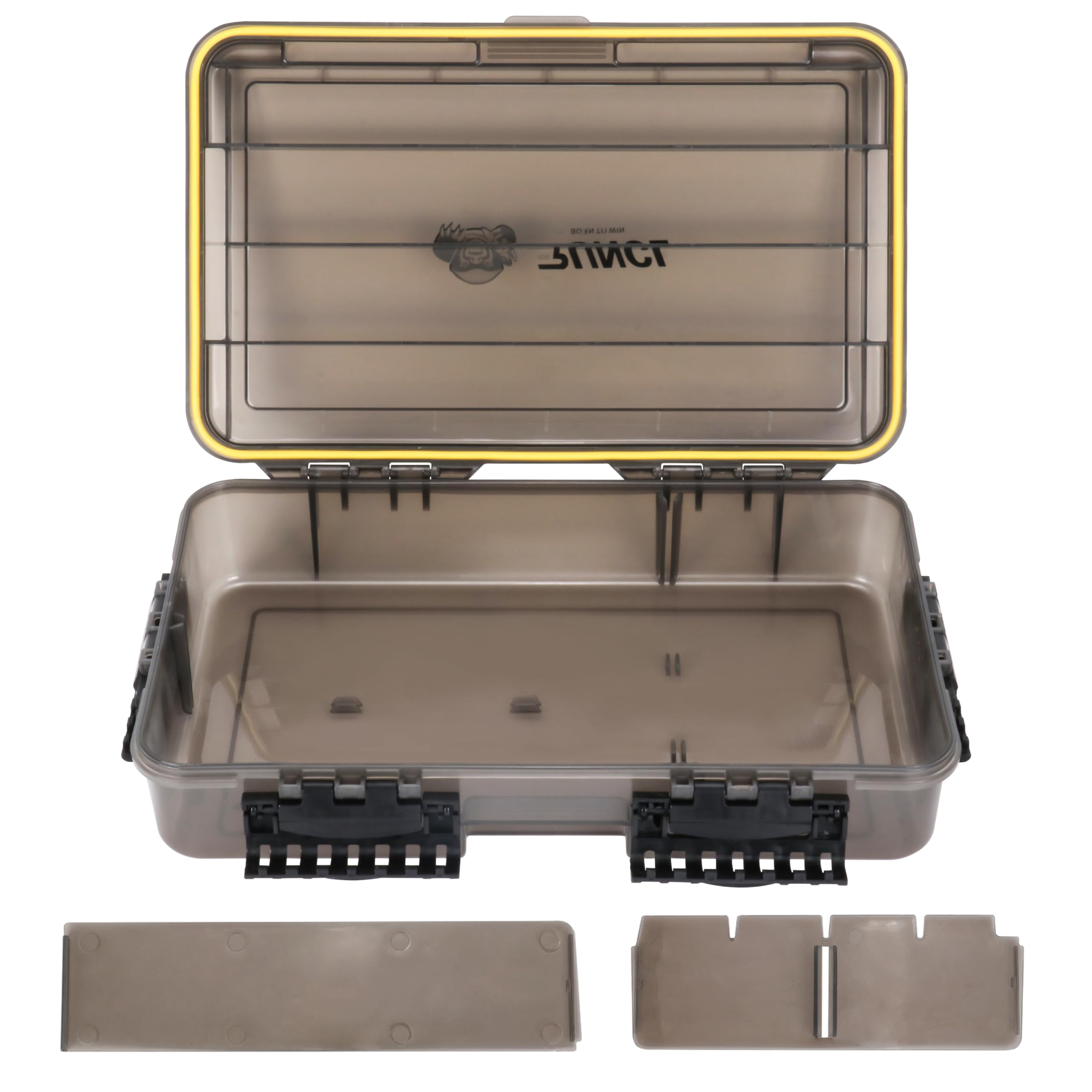 Fishing Tackle Box  Waterproof Tray For Jigs Lures Thicker Floating Utility With Adjustable Dividers 3600/3700/large 3700 Size