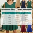 thumbnail image 3 of Women's Dresses Under $10 Summer Solid Pleated Round Neck Sleeveless Pockets Dresses Casual Comfortable All Occasion Wear, 3 of 9