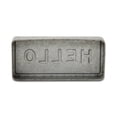 thumbnail image 5 of Contemporary Home Living Rectangular Raised Hello Metal Sign - 8.5", 5 of 5