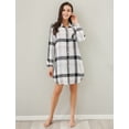 thumbnail image 3 of Richie House Women's Cotton Sleepwear Shirt Dress RHW2870, 3 of 7