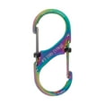 thumbnail image 2 of Nite Ize S-Biner SlideLock Stainless Steel - Secure Key Holder Carabiner with SlideLocks - Key & Keychain Organizer - 25lb Weight Rating - Lockable Carabiner for Daily Use - Size 3, Spectrum (4 Pack), 2 of 8