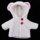 thumbnail image 3 of Precioso de felpa con diseño de blancas para accesorio de muñecas bebé Mellchan de 25 cm Blanco Baoblaze Muñecas, 3 of 8