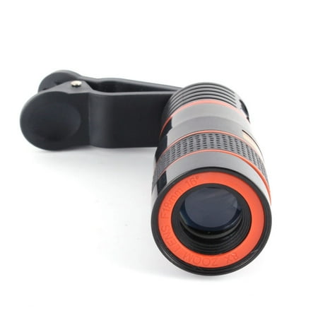 Marainbow HD 8x Zoom Telescope Telephoto Camera Lens Clip On Binocular Photography For iPhone Samsung Cell