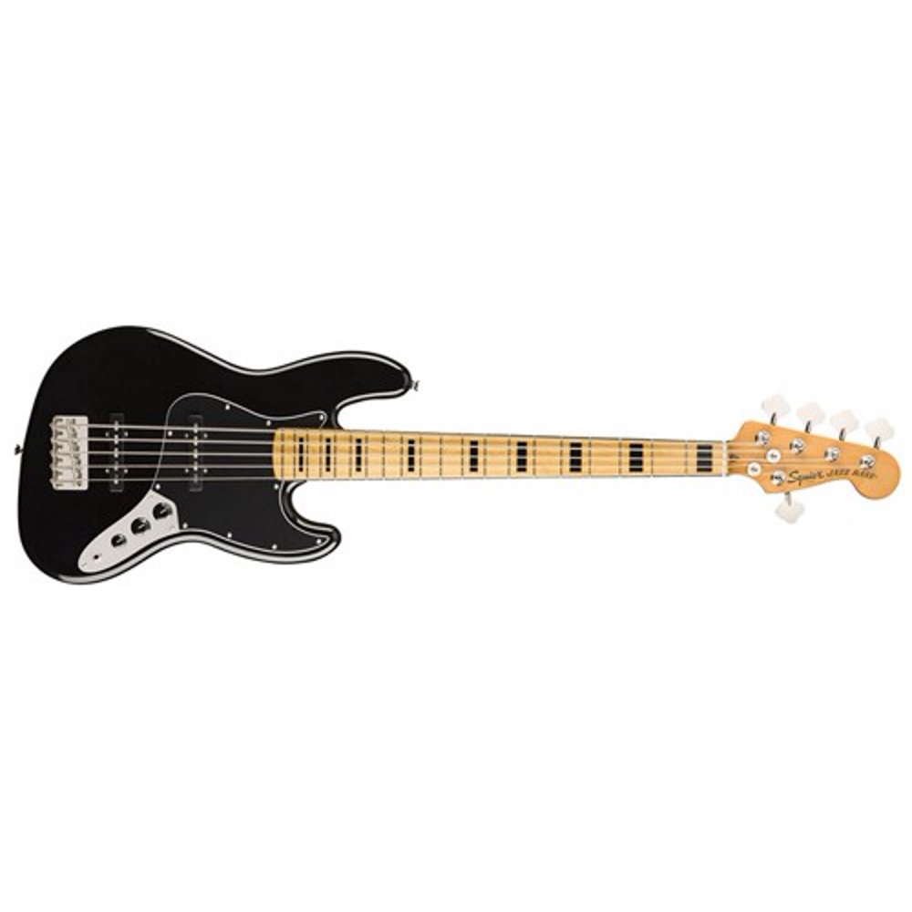 Squier Classic Vibe '70s Jazz Bass V 5String Bass Guitar (Black