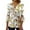 Yellow, variant on TSADFHJI Winter Tops for Women Xxxl Women Summer Printing Trendy Sexy Button Cardigan 7 Sleeve Shirt V Neck Casual Fitted Tunic Clothes Tops Xl Green