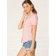 thumbnail image 4 of INSPIRE CHIC Camisa De Manga Corta Suave Con Botones Y Cuello Peter Pan Dulce Para Mujer Rosa L, 4 of 6