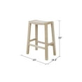 thumbnail image 5 of International Concepts Wood Backless Ranch Stool - Unfinished - 30" Seat Height, 5 of 7