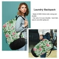 thumbnail image 6 of RMDQTR Durable Large Laundry Backpack with Drawstring Closure Ideal for Laundry Trips,Travel&Camping Flamingos at Rest, 6 of 7