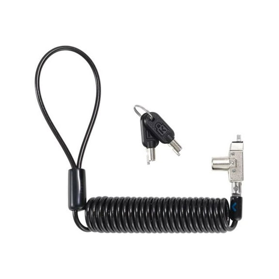 Kensington Slim N17 2.0 Portable Keyed Laptop Lock for Wedge-Shaped Slots (K60511WW)
