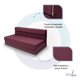 thumbnail image 3 of Funda Extra Sofá Cama Cozy queen size rosa, 3 of 5