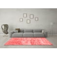 thumbnail image 3 of Ahgly Company Indoor Rectangle Abstract Red Modern Area Rugs, 6' x 9', 3 of 4