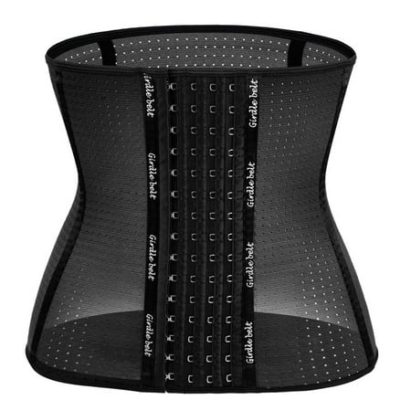 

KDDYLITQ Corset for Women s Waist Trainer Sport Plus Size Control Vest Shaper Black M