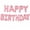 Pink, variant on Eco Friendly 16 Inch Birthday Mylar Foil Letter Balloons, Reusable Birthday Banner Decoration for Kids and Adults Party Celebrations TIKA