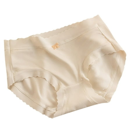 Yuzhih Women s Seamless Underwear No Show Stretchy Cute Panties Mid Rise Full Coverage Briefs Breathable Panty