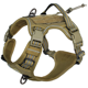 thumbnail image 4 of Arnés táctico para perros, arnés antitirones, arnés MOLLE ajustable y transpirable para perros medianos y grandes, reflectante militar, 4 of 5