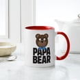thumbnail image 4 of CafePress - Papa Bear Mug - 11 oz Ceramic Mug - Novelty Coffee Tea Cup, 4 of 4