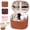 3Pcs Leather Cosmetic Case Under $5 a1, variant on Fufafayo Leather Cosmetic Case for Travel, Portable Handheld Makeup Organizer Detachable Compartments, Hard Shell Toiletry Bag for Women, Storage Case for Bedroom Bathroom Vanity