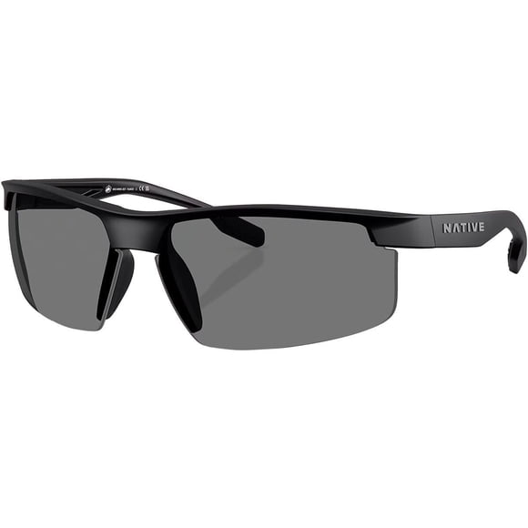 Lentes de sol Native XD9048 negro mate gris polarizados 69 mm