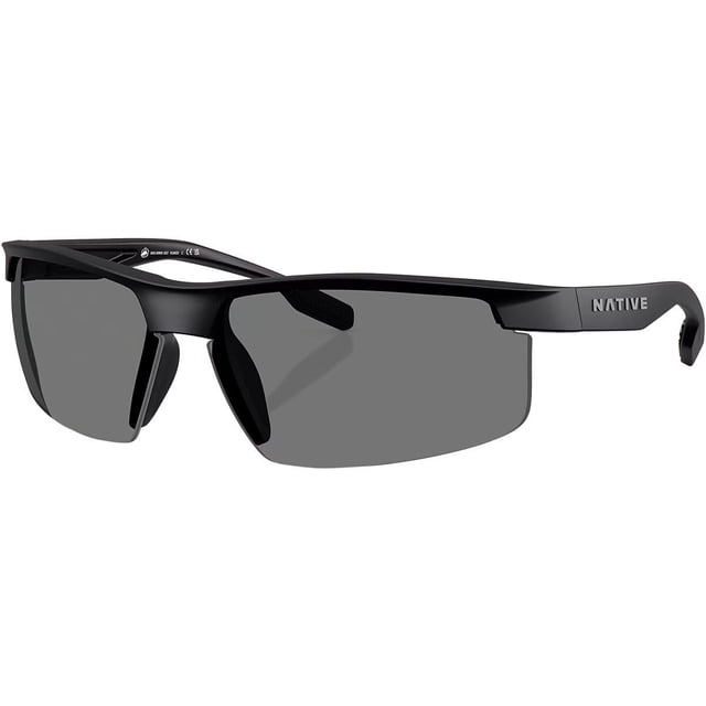 Lentes de sol Native XD9048 negro mate gris polarizados 69 mm