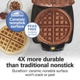 thumbnail image 3 of Hamilton Beach 26031 Removable Grid Belgian Waffle Maker, 3 of 5