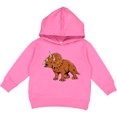 thumbnail image 2 of Inktastic Triceratops Roaring Toddler Hoodie, 2 of 4