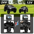 thumbnail image 3 of Chevrolet Silverado 24V Powered Ride on Cars for Kids, Extra large Real 2 Seat Ride on Toys with Remote Control, LED Light, MP3 Player, Electric Vehicles Ride on Truck for Boys Girls Gifts, White, 3 of 12