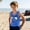 A371 Blue, variant on Big Boys Surprised Graphic Tank Top Funny Cartoon Face Print Sleeveless Crewneck Summer Activewear Sporty Casual Undershirts Lightweight Kids Breathable Tops