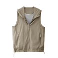 thumbnail image 6 of Hooded Vest for Women Sleeveless Zip up Lightweight Breathable Shirts with Pocket, Flattering Fit Layering Vest QURATI, 6 of 6