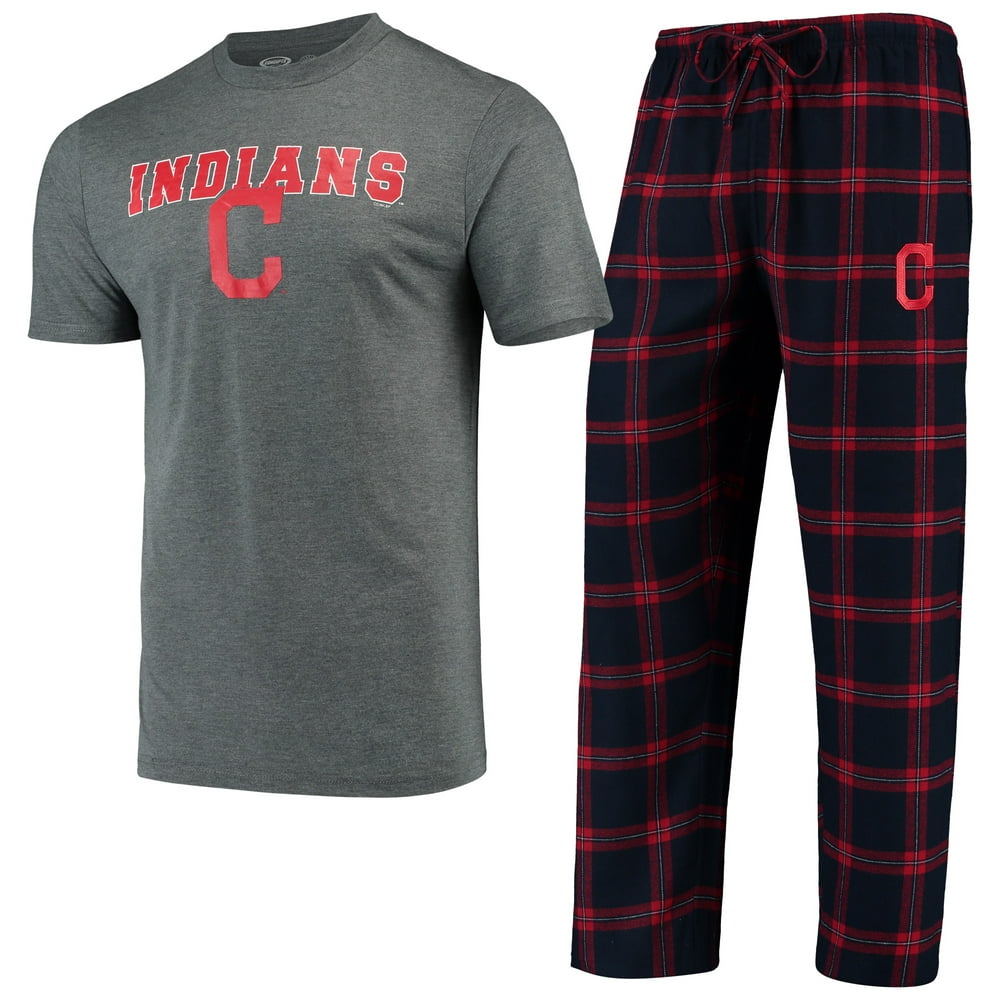 Cleveland Indians Concepts Sport Troupe T-Shirt & Pants Sleep Set ...