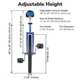 thumbnail image 3 of Yescom 24 Inch Wheel Outdoor Unicycle Circus Bike for Adults Teenagers Kids Blue, 3 of 9