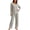 A-Gray, variant on MaFYtyTPR Women's 2 Piece Sleepwear Set Long Sleeve Crewneck Top and Elastic Waist Lounge Pants Soft Loungewear for Fall Winter Daily A-Pink XXL