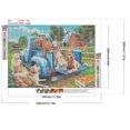 thumbnail image 2 of Pintura de diamante con cuentas cuadradas 5D DIY, Kit de perro y coche, decoración del hogar, arte, 40x30cm, 2 of 9