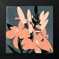 thumbnail image 2 of Scarvey, Emma 20x20 Black Modern Framed Museum Art Print Titled - Mod Lilies II, 2 of 5