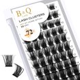 thumbnail image 1 of B&Qaugen Easy Fan Volume Lashes C-0.03-9 B&Qaugen Easy Fan Lashes 0.03 Extensiones de pestañas C Curl Mega Lash Extension Negro mate B&Q Easy Volume Fan Lashes 9 a 25 mm (C-0.03,9 mm), 1 of 4