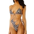 thumbnail image 1 of Traje de baño de una pieza con estampado de leopardo sexy bikini Traje de baño de una pieza para mujer, 1 of 7