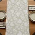 thumbnail image 5 of Table Runners 90 Inches Long Dress Scarves, Yellow Paisley Farmhouse Coffee/Dining/Kitchen Table Runner for Living Room, Ethnic Vintage Floral Botanical Abstract 13x90 Inch, 5 of 9