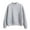 Gray-L, variant on Womens Casual Mock Neck Pullover Long Sleeve Sweatshirts Drop Shoulder Casual Loose Solid Color Activewear Top