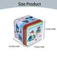thumbnail image 3 of MOQIN Christmas Cookie Tins with Lids Square Candy Metal Cookie Tins Empty Retro Xmas Metal Gift Box Large Capacity Xmas Tin Containers for Holiday Storing Cookies Candies Treat, 3 of 9