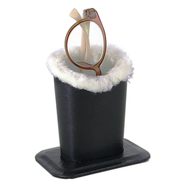 Smart Essentials Black Upright Eyeglass Holder Stand For Desktop