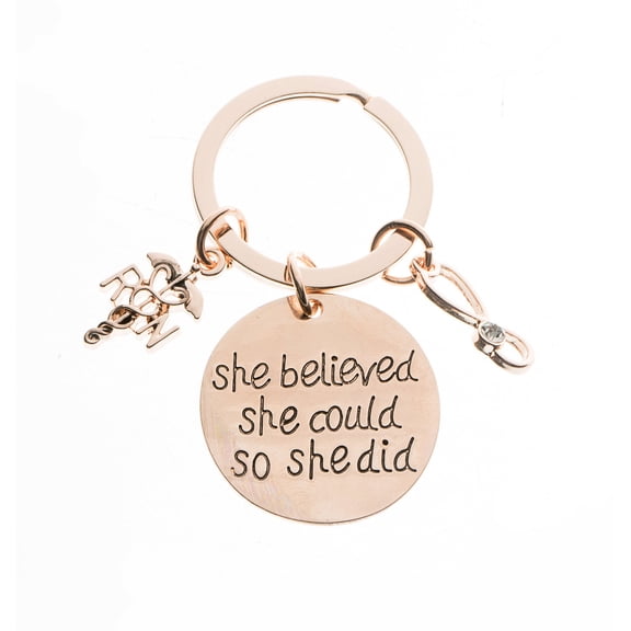 Nurse Keychain, Nurse Gift, Nursing Keychain Makes Perfect Nurses Gift