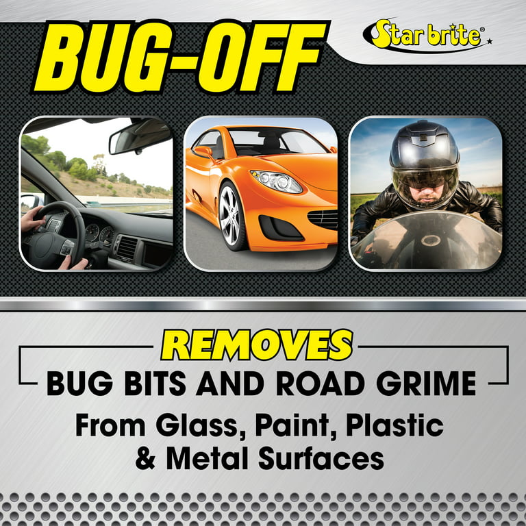 STAR BRITE Bug Off - Premium Automotive Dead Insect Residue Cleaner - Quick  & Easy Bug and Tar Remover for Cars - 22 OZ (092722)