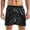 White, variant on Mens 5 Inch Shorts Casual Elastic Waist Lightweight Summer Beach Shorts with Pockets for Sleep and Travel