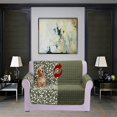 thumbnail image 2 of CHOK 2024 Housse de Sofa Réversible Résistante à l'Eau Protège-Meubles Housses de Canapé pour Animaux Smart Leaf Sofa Surdimensionné Noir, 2 of 3