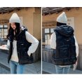 thumbnail image 4 of LinYooLi Gilet Matelassé pour Femmes Sans Manches d'Hiver Doudoune Manteaux Veste à la Mode 2022, 4 of 5